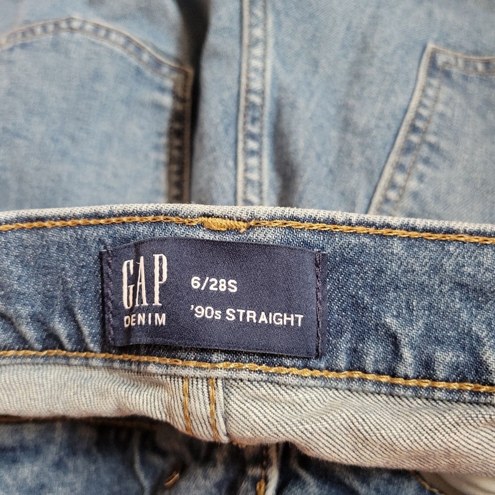 GAP Denim 90s Straight Leg Casual Everyday Jeans | 6/28S - Picture 5 of 5